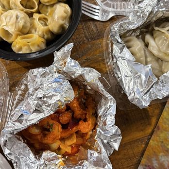 Himalayan Heritage Restaurant - Veggie momos, Plant based impossible momo (Half) & Paneer Chilli (No Gluten-Free) - Indian Near Me - Washington, DC, District of Columbia