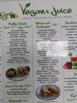 Menu photo 1 Vegan & Juice Miami, FL