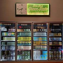 Zero Gravity Brewery - Inside fridge