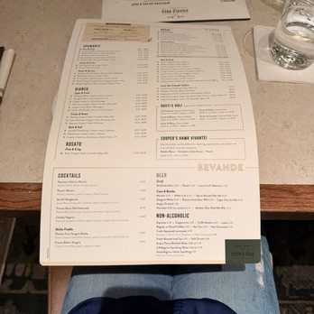 Piccolo Buco by Cooper's Hawk - Drink menu - Wine Bars Near Me - Tampa, Florida Piccolo Buco by Cooper's Hawk - Drink menu - Wine Bars Near Me - Tampa, Florida