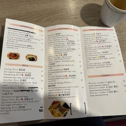 Menu Menu