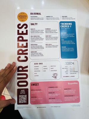 Menu photo 3 Apropo Crepes  Sunrise, FL