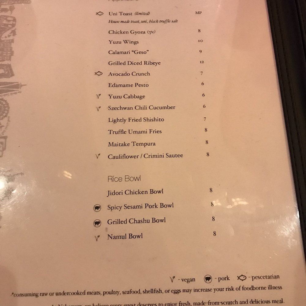 Nakamura - Appetizers - Ramen Near Me - New York, New York Nakamura - Appetizers - Ramen Near Me - New York, New York