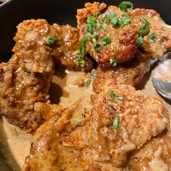 XO Restaurant - Adobo fried chicken with 4 hour peppercorn togarashi - Asian Fusion Near Me - Honolulu, Hawaii XO Restaurant - Adobo fried chicken with 4 hour peppercorn togarashi - Asian Fusion Near Me - Honolulu, Hawaii