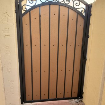 Ironman Pool Fence - Closer view of the new gate - Fences & Gates Near Me - Phoenix, Arizona Ironman Pool Fence - Closer view of the new gate - Fences & Gates Near Me - Phoenix, Arizona