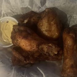 Trains Tavern - Honey mustard wings