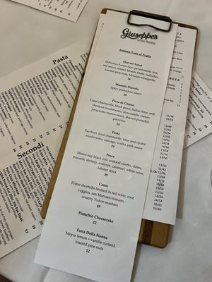 Menu photo 2 Giuseppe's Cucina Rustica San Luis Obispo, CA