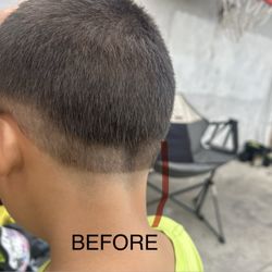 Heng Hair Cuts - The back of my attempt (I'll stick to my day job!)