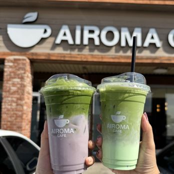 Airoma Cafe - Matcha Blueberry & Matcha Pandan - Coffee & Tea Near Me - Garden Grove, California Airoma Cafe - Matcha Blueberry & Matcha Pandan - Coffee & Tea Near Me - Garden Grove, California