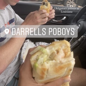 Darrell's - Shrimp and surf and turf poboys at Darrells - Sandwiches Near Me - Lake Charles, Louisiana Darrell's - Shrimp and surf and turf poboys at Darrells - Sandwiches Near Me - Lake Charles, Louisiana