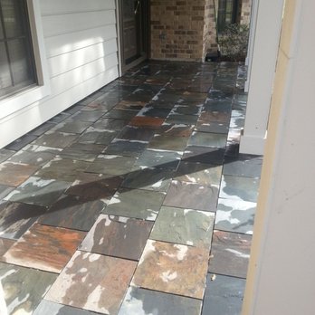 Boudreaux's - Slate front porch - General Contractors Near Me - Crosby, Texas Boudreaux's - Slate front porch - General Contractors Near Me - Crosby, Texas