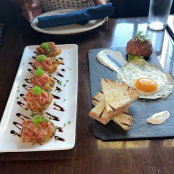 CdM Restaurant - Yellowfin tuna, steak tartar - New American Near Me - Corona Del Mar, California