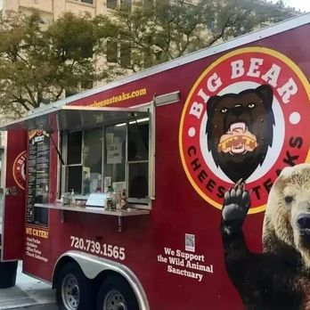 Big Bear Cheesesteaks - a bear waving - Food Trucks Near Me - Denver, Colorado Big Bear Cheesesteaks - a bear waving - Food Trucks Near Me - Denver, Colorado