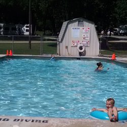 Oak Park - The pool is a great place to be on a warm summer day.
