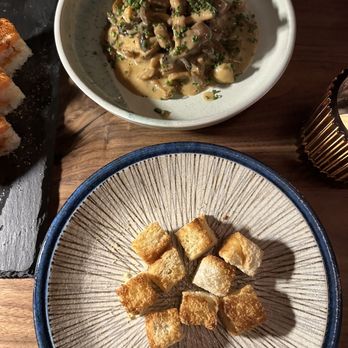 Budonoki - Basque kinoko - wild mushrooms, truffle, egg - Izakaya Near Me - Los Angeles, California