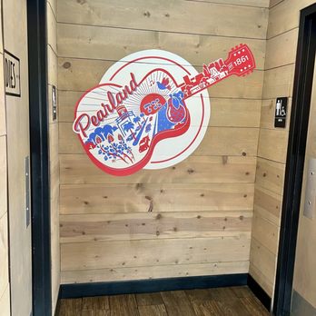 Slim Chickens - Cool decor by restrooms - Southern Near Me - Pearland, Texas