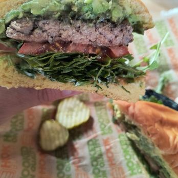 Hook Burger - Cut in half, California Burger - Burgers Near Me - Pasadena, California