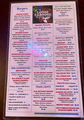 Menu photo 4 The Loose Caboose Spring, TX