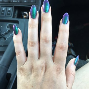Happiness Nails & Spa - Left hand acrylics. - Nail Salons Near Me - Fallbrook, California Happiness Nails & Spa - Left hand acrylics. - Nail Salons Near Me - Fallbrook, California