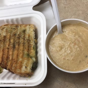 Sunny Side Kitchen - The breakfast panini and the cheesy cauliflower soup. - Sandwiches Near Me - Escondido, California Sunny Side Kitchen - The breakfast panini and the cheesy cauliflower soup. - Sandwiches Near Me - Escondido, California