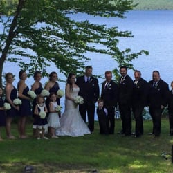 Wilson Pond Cabins - Went back for some great photo ops before the wedding reception on the Katahdin. What a perfect spot on Wilson Pond!