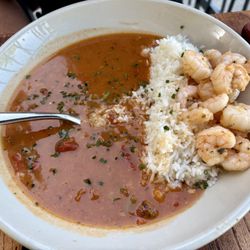 Honeymoon's Kitchen - Creole shrimp (some spice to this one which I like)