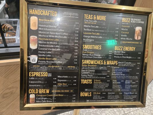 Menu photo 2 Better Buzz Coffee - Fullerton Fullerton, CA
