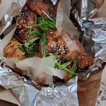 Frymazing - Korean fried chicken wings, half Korean bbq and half soy garlic - Asian Fusion Near Me - Fairfield, California Frymazing - Korean fried chicken wings, half Korean bbq and half soy garlic - Asian Fusion Near Me - Fairfield, California