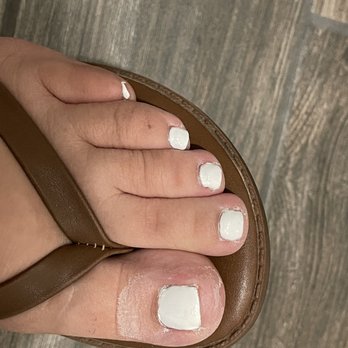 Blue Bliss Nails Spa - After the polish change on my toes - terrible. - Nail Salons Near Me - Chandler, Arizona