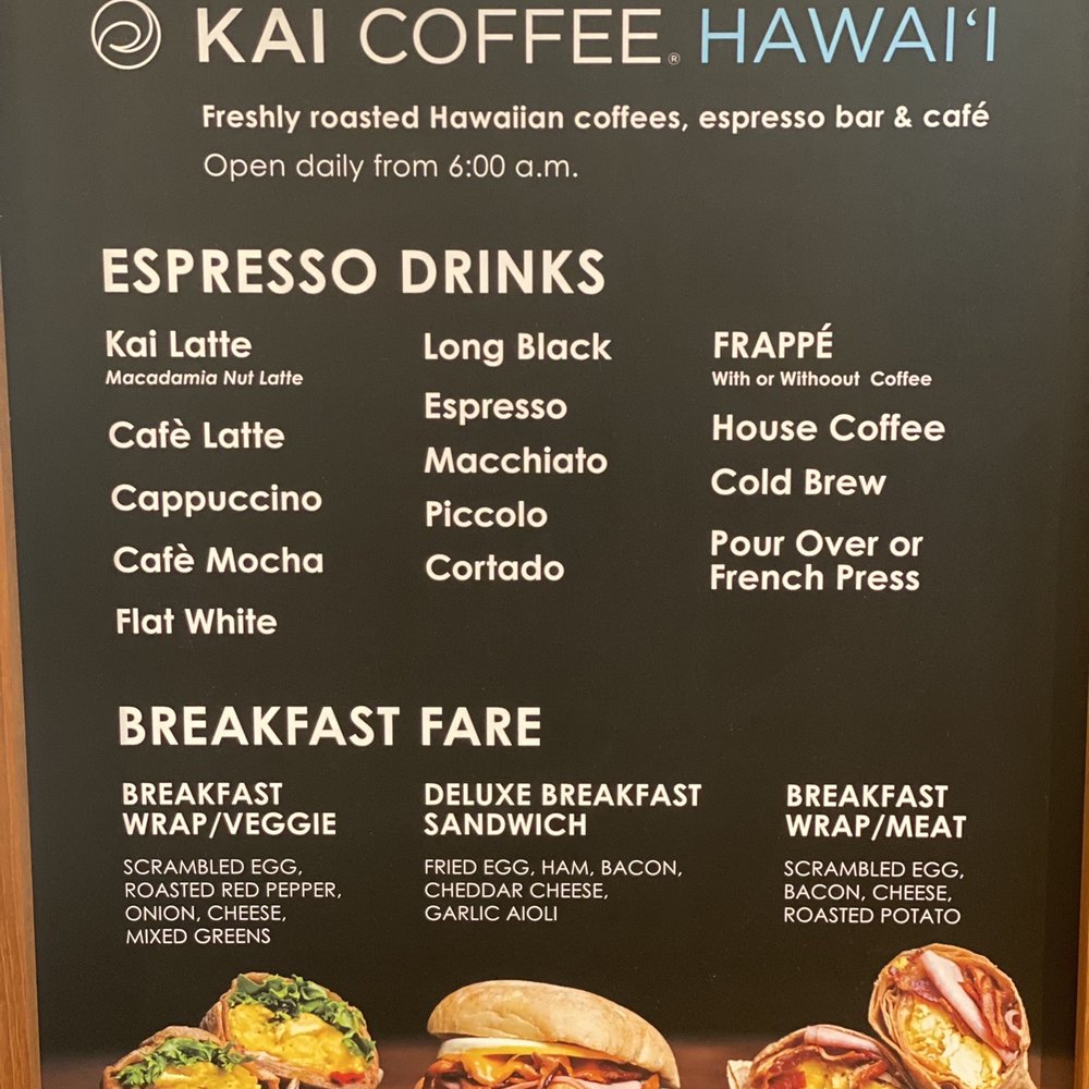 Kai Coffee - Menu - Creperies Near Me - Honolulu, Hawaii Kai Coffee - Menu - Creperies Near Me - Honolulu, Hawaii