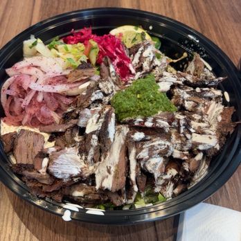 Moshiko - Beef shawarma bowl - Falafel Near Me - New Orleans, Louisiana Moshiko - Beef shawarma bowl - Falafel Near Me - New Orleans, Louisiana