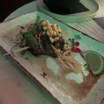 Rooftop @1WLO - Beef Skewers - Cocktail Bars Near Me - Fort Lauderdale, Florida