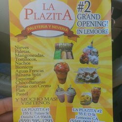 La Plazita Paleteria - Business Flyer