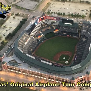 Starlight Flight - Texas Rangers Global Life Park - Flight Instruction Near Me - Addison, Texas