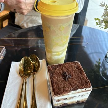 Chai Wallah - Iced Pista Latte and Tiramisu - Coffee & Tea Near Me - Lomita, California