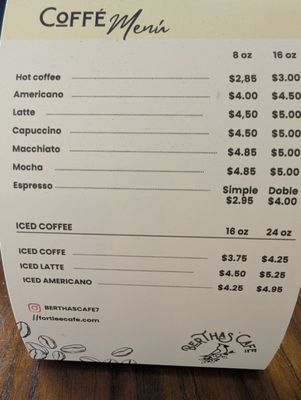 Menu photo 2 Bertha's cafe Fort Lee, NJ