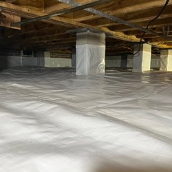 Crawl Space Cowboys - Crawl space cleaned and encapsulated.