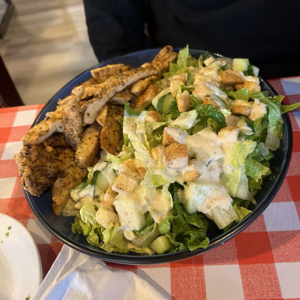 Casa D'Italia - Chicken Caesar Salad (large) - Italian Near Me - Clarksville, Tennessee Casa D'Italia - Chicken Caesar Salad (large) - Italian Near Me - Clarksville, Tennessee