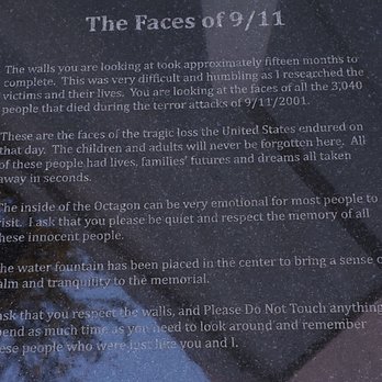 Fullerton 9/11 Memorial - Faces of 9/11 - Museums Near Me - Fullerton, California