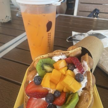 Sweethoney Dessert - Thai tea , eggette with fruit - Desserts Near Me - Las Vegas, Nevada Sweethoney Dessert - Thai tea , eggette with fruit - Desserts Near Me - Las Vegas, Nevada