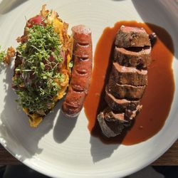 Gamle Raadhus Restaurant - Rentier Wurst und Rentier Rücken