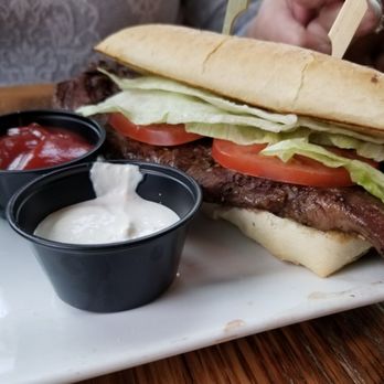 Riverview Restaurant & Brewhouse - Prime rib sandwich... poor cut of meat, very tough. - Casinos Near Me - Bossier City, Louisiana Riverview Restaurant & Brewhouse - Prime rib sandwich... poor cut of meat, very tough. - Casinos Near Me - Bossier City, Louisiana