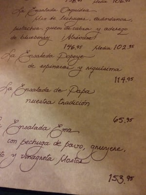 Menu photo 5 Los Mostos Monterrey, NLE Menu photo 5 Los Mostos Monterrey, NLE