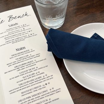 The Bench - menu - New American Near Me - Pebble Beach, California The Bench - menu - New American Near Me - Pebble Beach, California