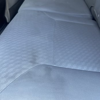 Cobblestone Auto Spa - This is how the seats came out the following day after they shampooed them! It seems horrible job - Auto Detailing Near Me - Goodyear, Arizona