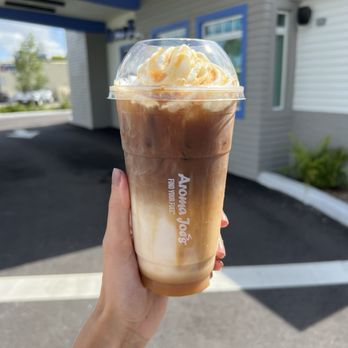 Aroma Joe's - Carmel macchiato - Coffee & Tea Near Me - Wilton Manors, Florida