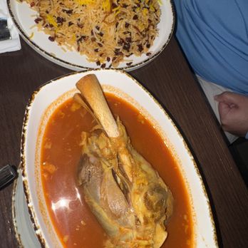 Ayvana - Zereshk Polo lamb shank - Persian/Iranian Near Me - San Fernando Valley, California