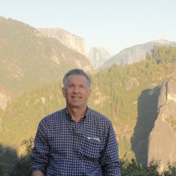 Mark D Nelke, DMD - Half Dome in the background at Yosemite National Park