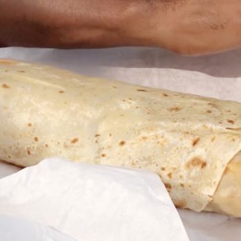 Cali Tacos - The angel burrito with shrimp - Mexican Near Me - Orange, California
