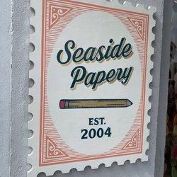 Seaside Papery - Store sign (Sep 2024)
